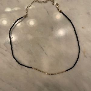 Free People Black & Gold Necklace